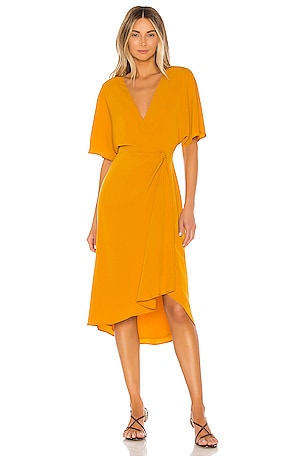 house of harlow x revolve orange dress House of Harlow 1960 x REVOLVE Sharon Dress in Copper Leopard sz S