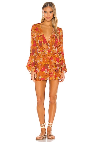 House of Harlow 1960 x REVOLVE Uriah Mini Dress in 70s Floral Multi |  REVOLVE