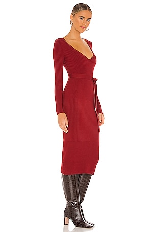 House of Harlow 1960 x REVOLVE Aaron Knit Dress in Red