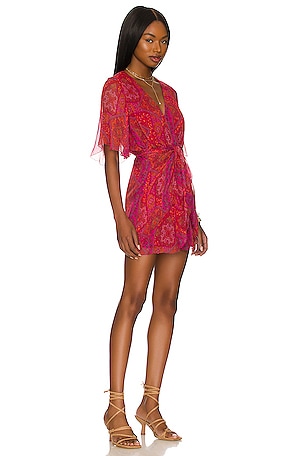 House of Harlow 1960 x REVOLVE Gashi Mini Dress in Wine