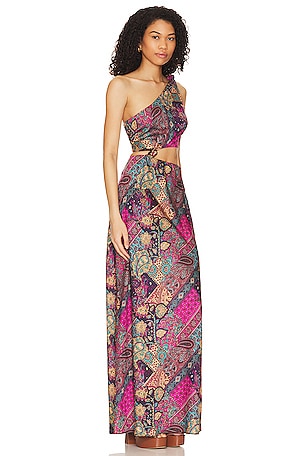 House of Harlow 1960 x REVOLVE Marcilly Maxi Dress in Fuchsia