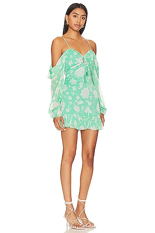 House of Harlow 1960 x REVOLVE Tanya Mini Dress in Green