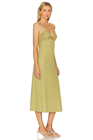 House of Harlow 1960 X Revolve Emily Midi Dress in Green