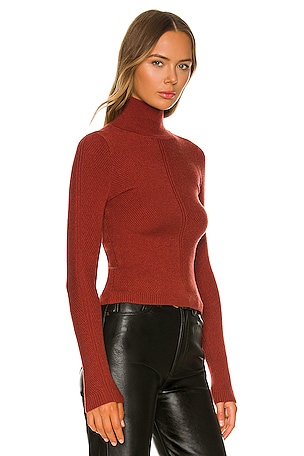 House of Harlow 1960 x REVOLVE Peyton Turtleneck Sweater in Rust