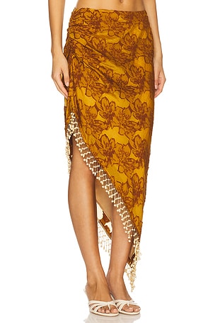 House of Harlow 1960 x REVOLVE Gema Midi Skirt in Burnt Orange