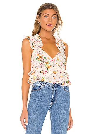 Free People Tied To You Tank in Tropical Combo | REVOLVE