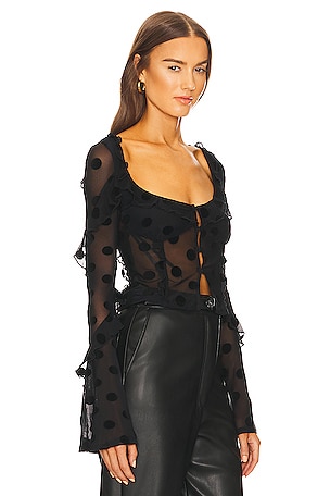 House of Harlow 1960 x REVOLVE Eugenia Top in Black