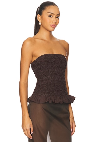 House of Harlow 1960 x REVOLVE Mila Top in Chocolate