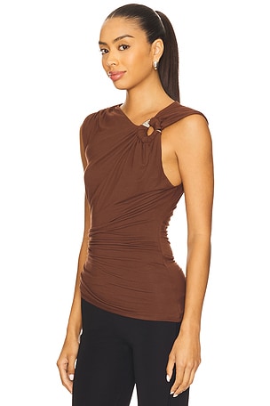 House of Harlow 1960 x REVOLVE Brandy Top in Chocolate