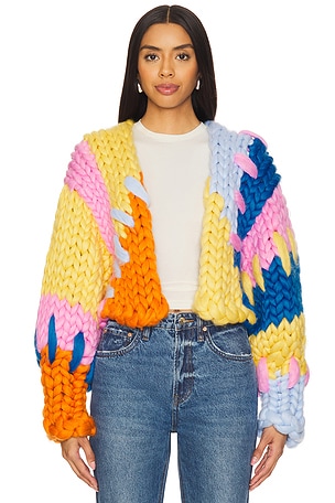 The Colorful Colossal Knit Jacket Hope Macaulay