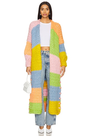 Groovy Chunky Knit Maxi Cardigan Hope Macaulay