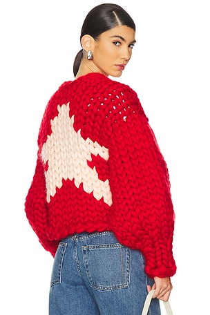 Red Star Colossal Knit Jacket Hope Macaulay