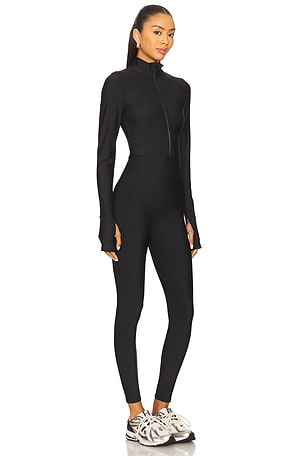Heroene Sport Zip-up Suit en Noir