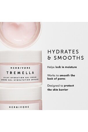 Herbivore Botanicals Tremella Silky Hydration Gel Cream.