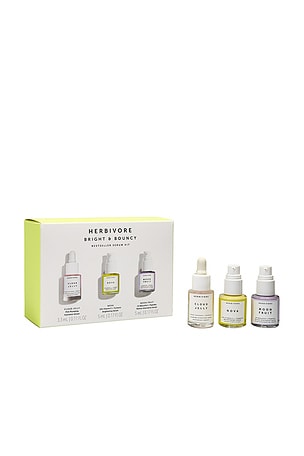 Bright And Bouncy Best Seller Serum Kit Herbivore Botanicals