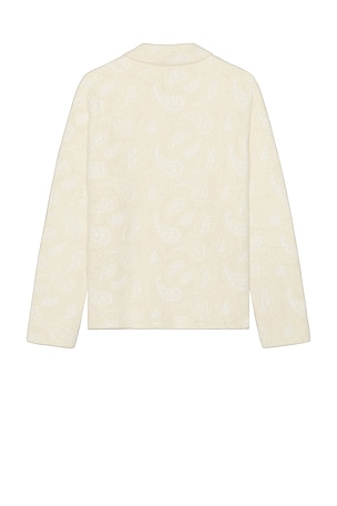 Half Shadow Cream Mink Polo in Cream. Size XL/1X. Also