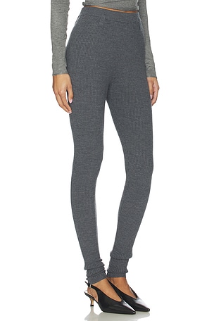 HERSKIND Carlos Knit Leggings in Grey