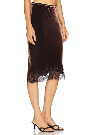 HERSKIND Tess Skirt in Brown