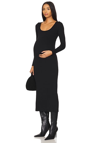 The Long Sleeve Rib Dress HATCH