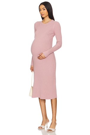 The Eliana Cotton Rib Sweater Dress HATCH