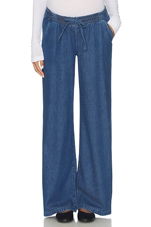HATCH The Denim Drawstring Gavin Pant in Blue