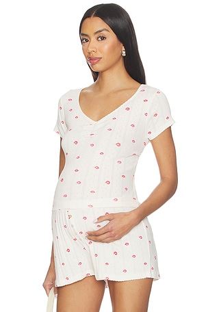 The Pointelle Sweetheart Tee HATCH