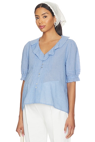 The Plaid Lou Lou Nursing Blouse HATCH