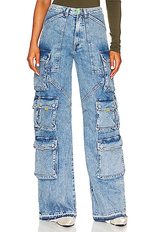 X Zoe Costello Janis High Rise Wide Leg Hudson Jeans