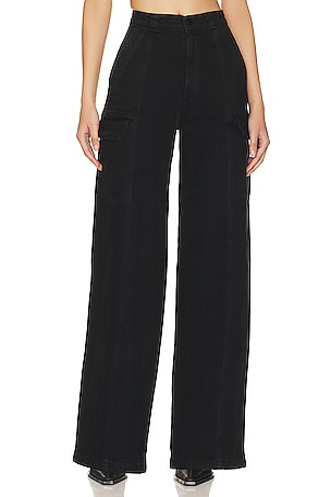 High Rise Wide Leg Cargo Hudson Jeans
