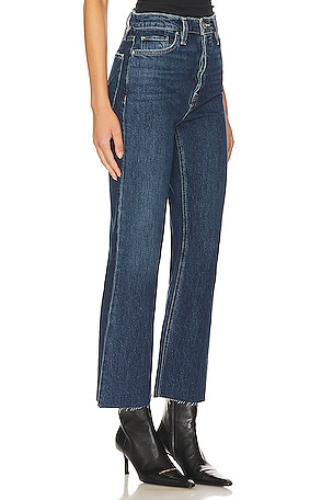 Hudson Jeans Faye Ultra High Rise Flare in Denim-Dark