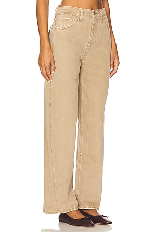 Hudson Jeans Bailey Relaxed Barrel Jeans in Tan