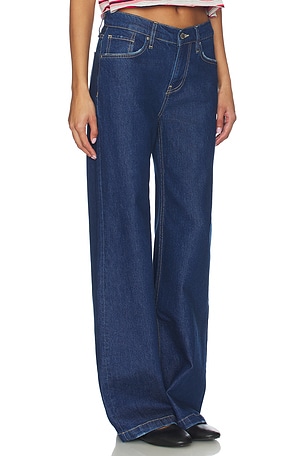 Hudson Jeans Rylee Low Rise Loose Jeans in Blue. Size 33. Also