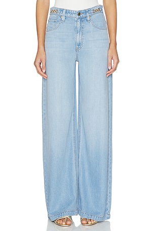 James High Rise Wide Leg With Accent Hardware Jeans Hudson Jeans