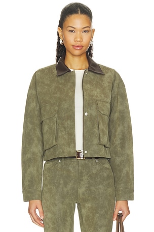 Faux Suede Chore Jacket Hudson Jeans