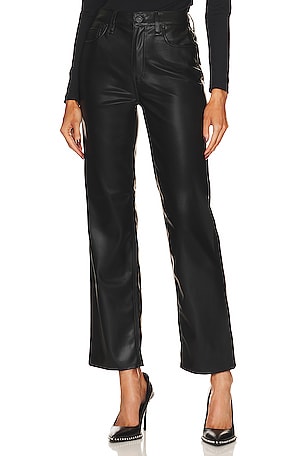 Remi Faux Leather High Rise Straight Hudson Jeans
