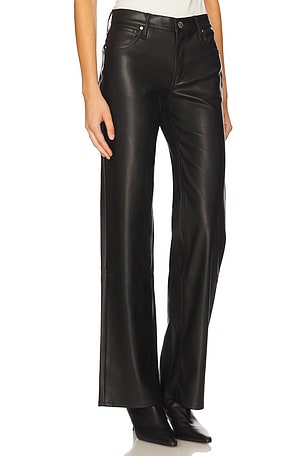 Hudson Jeans Rosie High Rise Wide Leg in Black