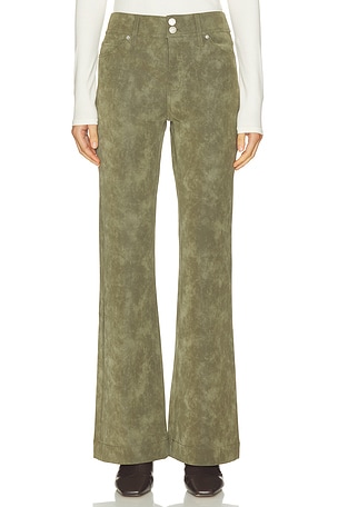 Faux Suede Dani Flare Pants Hudson Jeans