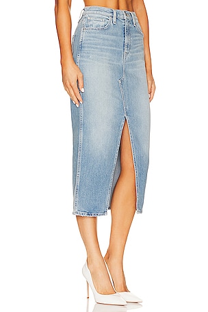 Hudson Jeans Reconstructed Skirt in Blue
