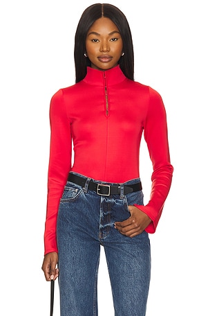 Long Sleeve Hook & Eye Bodysuit Hudson Jeans