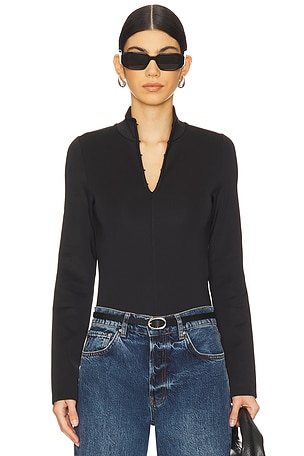 Long Sleeve Hook & Eye Bodysuit Hudson Jeans