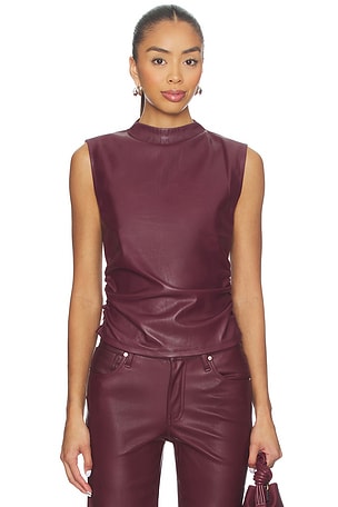 Vegan Leather Top Hudson Jeans
