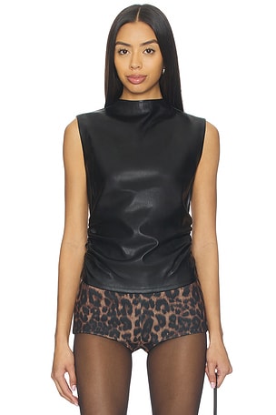 Vegan Leather Top Hudson Jeans