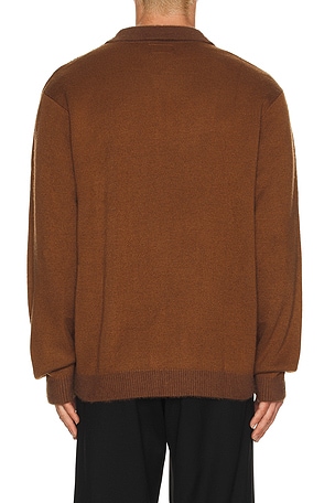 HUF Patterson Sweater in Brown
