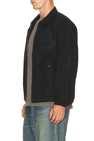 HUF x Spider-Man Work Jacket in Black
