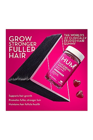 HUM Nutrition Hair Strong Gummies in Beauty: NA