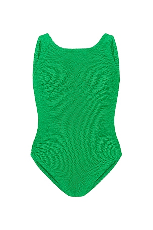 Hunza G Kids Classic One Piece in Green