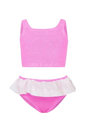 Hunza G Kids Olive Bikini in Pink