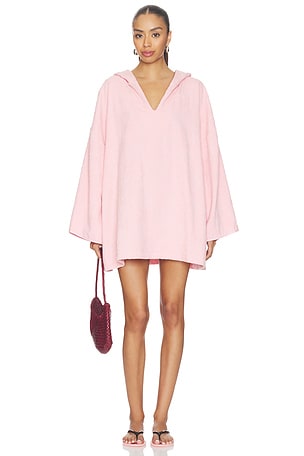 Sunny Towelling Hooded Poncho Hunza G