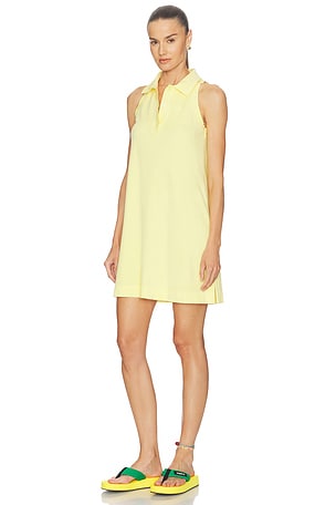 Hunza G Towelling Tennis Dress in Yellow