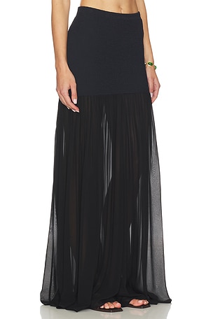 Hunza G Hybrid Skirt in Black